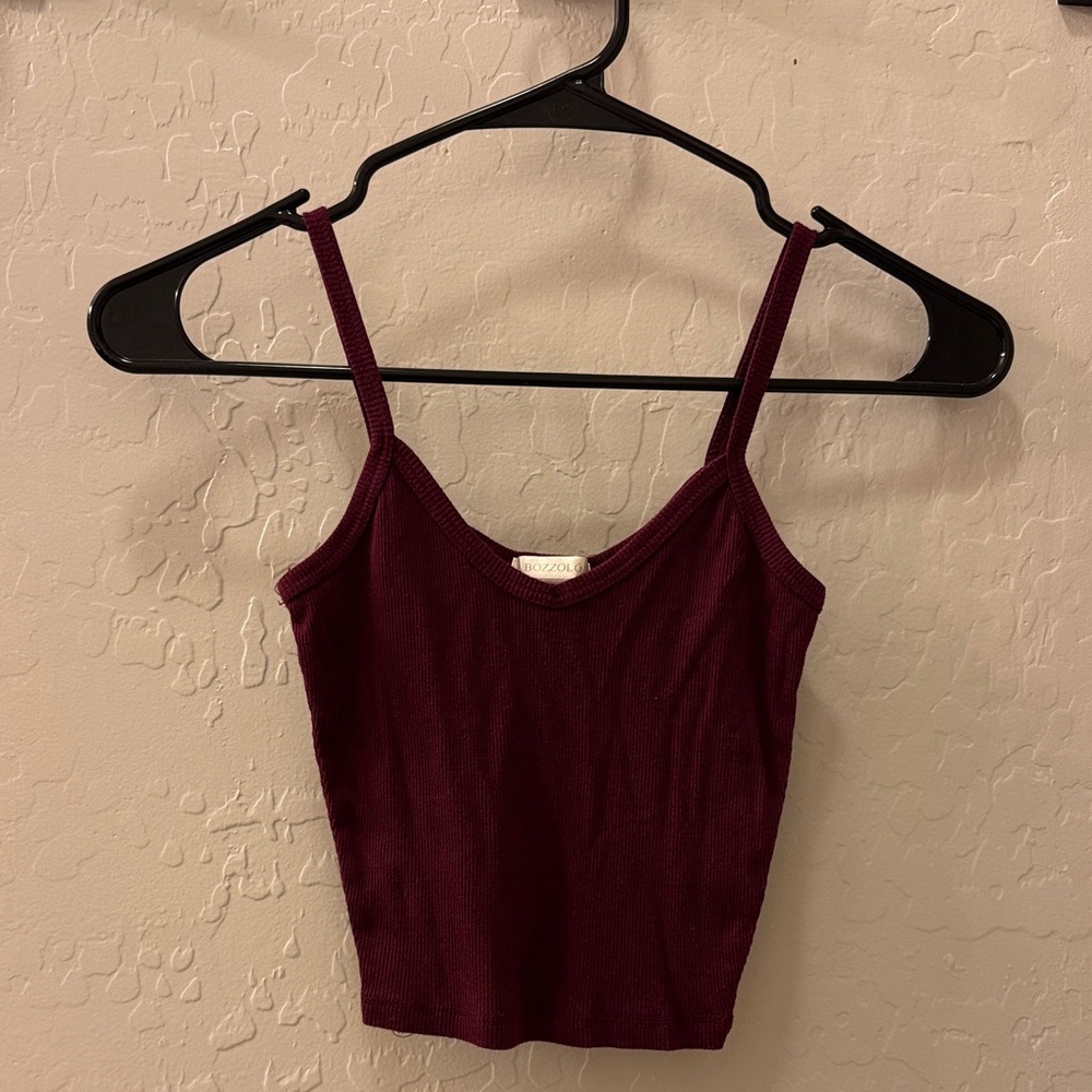 Bozzolo Deep Burgundy Camisole